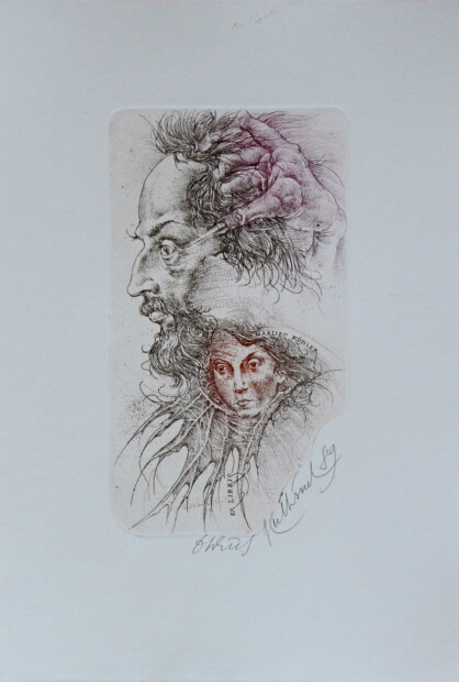 Oldřich Kulhánek - Ex libris Marlies Köhler