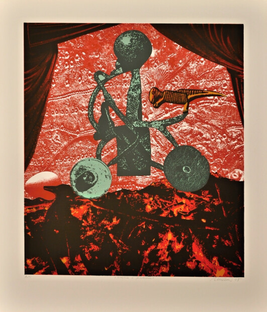 Stefan Milkov - Krajina s jezdcem; 2005