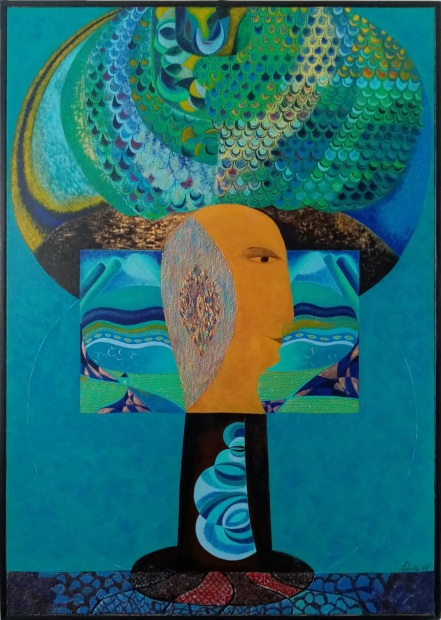 Šárka Mrázová Cagliero; 2015-7 - Yggdrassil (Světový strom)