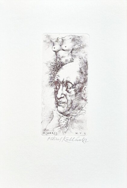 Oldřich Kulhánek; 1982 - Ex libris - M.V.G.
