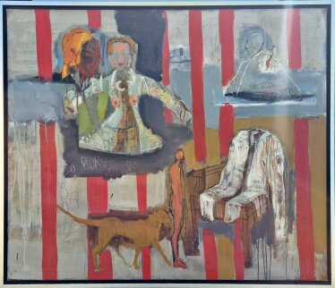  Ateliér s červenými pruhy 